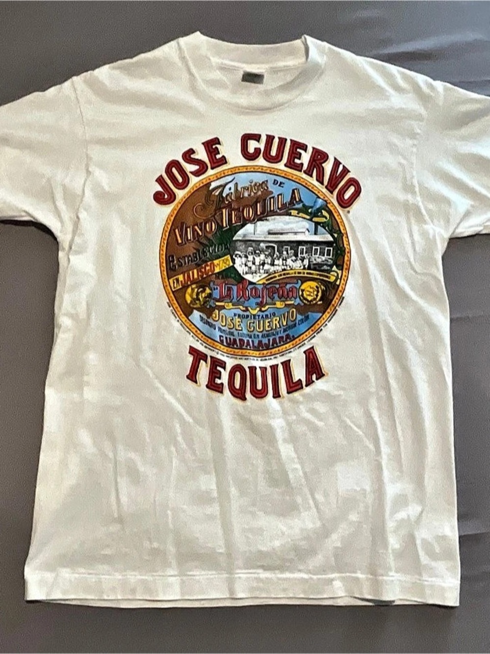 Vintage 90s Jose Cuervo Tequila Single Stitched Made In USA T-Shirt Sz L